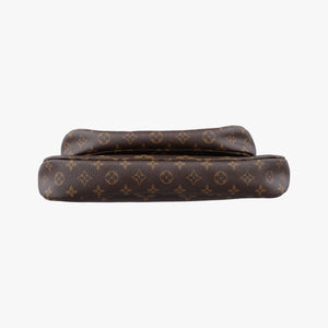 Pre-owned Louis Vuitton MULTI POCHETTE ACCESSOIRES MARRON×Khaki Monogram Canvas M44840 shoulderbag | stylenewstar