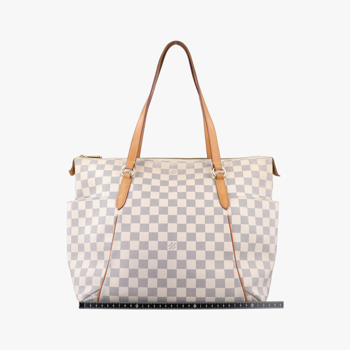 Pre-owned Louis Vuitton TOTALLY MM Azur Damier Canvas N51262 handbag | stylenewstar