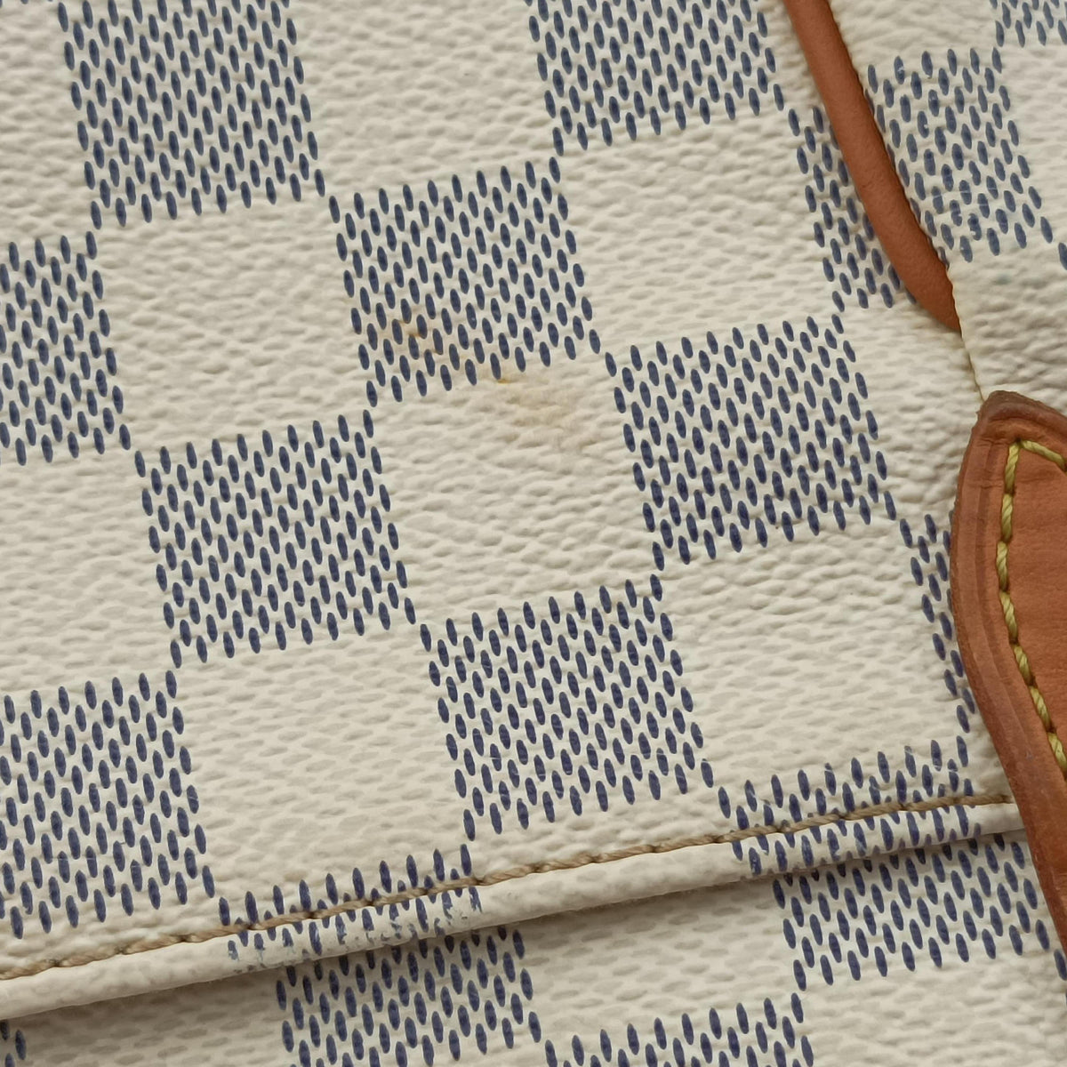 Pre-owned Louis Vuitton TOTALLY MM Azur Damier Canvas N51262 handbag | stylenewstar