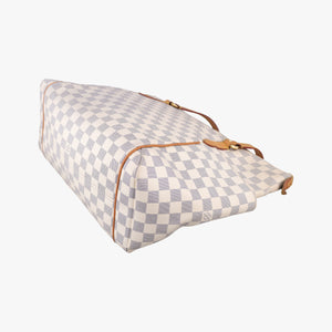 Pre-owned Louis Vuitton TOTALLY MM Azur Damier Canvas N51262 handbag | stylenewstar