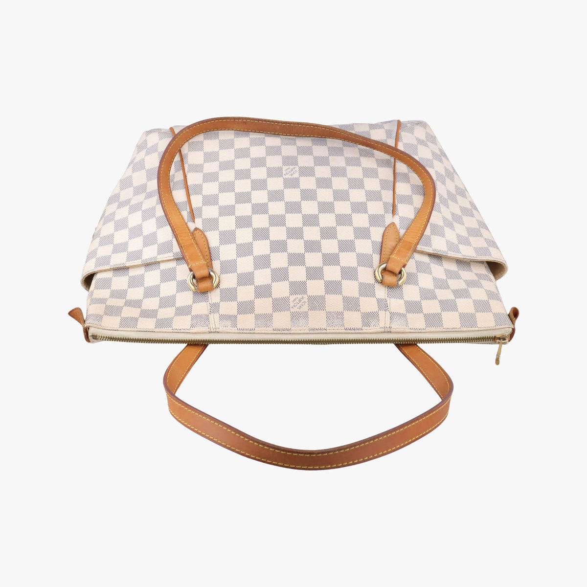 Pre-owned Louis Vuitton TOTALLY MM Azur Damier Canvas N51262 handbag | stylenewstar