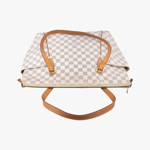 Pre-owned Louis Vuitton TOTALLY MM Azur Damier Canvas N51262 handbag | stylenewstar