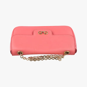 Vintage Ferragamo Gancini Pink Leather  shoulderbag | stylenewstar