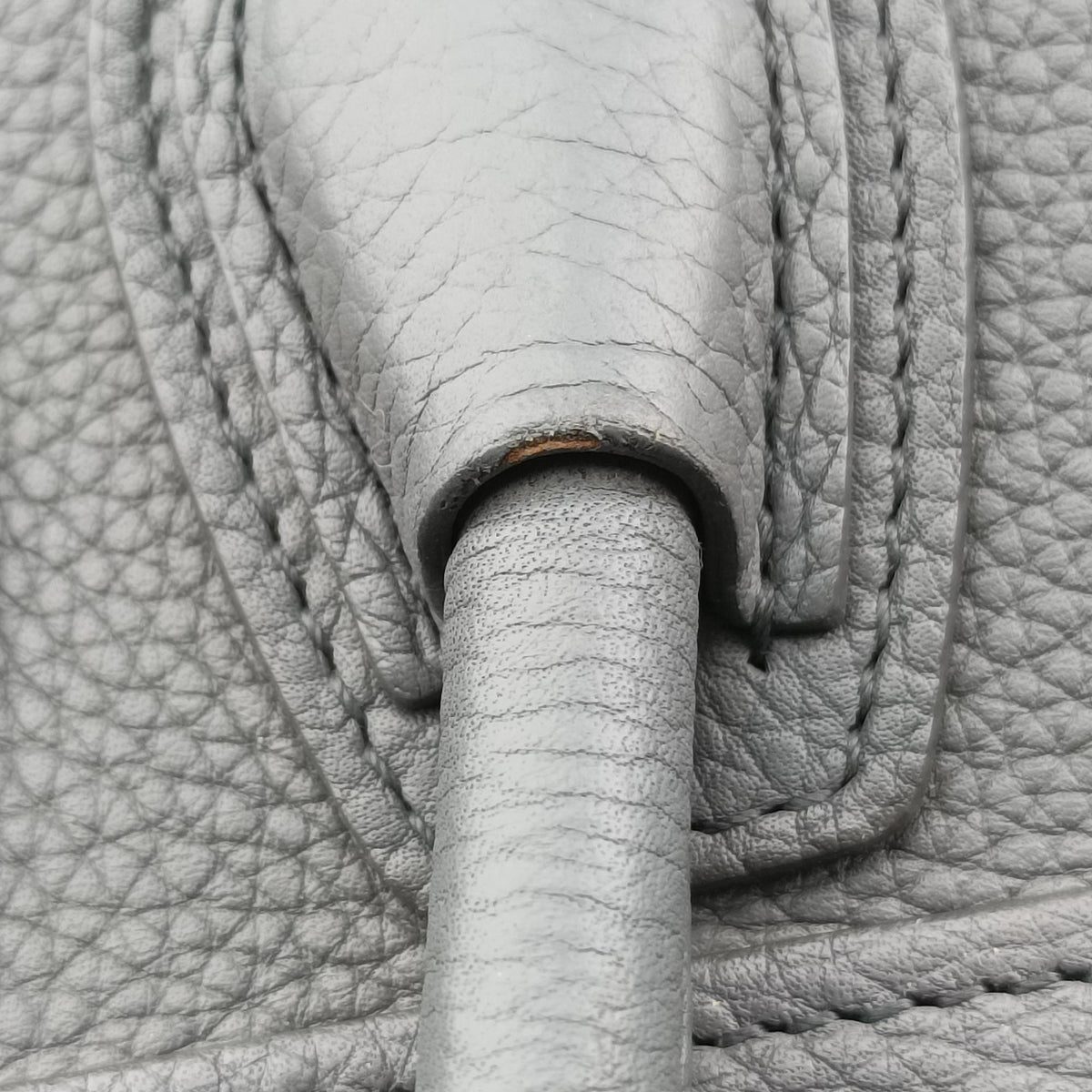 Vintage Celine luggage nano shopper Grey Leather  shoulderbag | stylenewstar