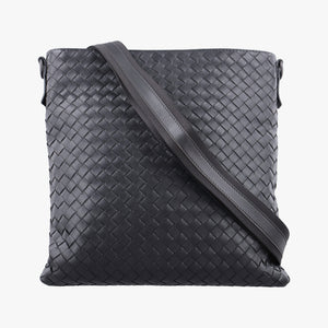 Vintage Bottega Veneta Intrecciato Grey lambskin  shoulderbag | stylenewstar