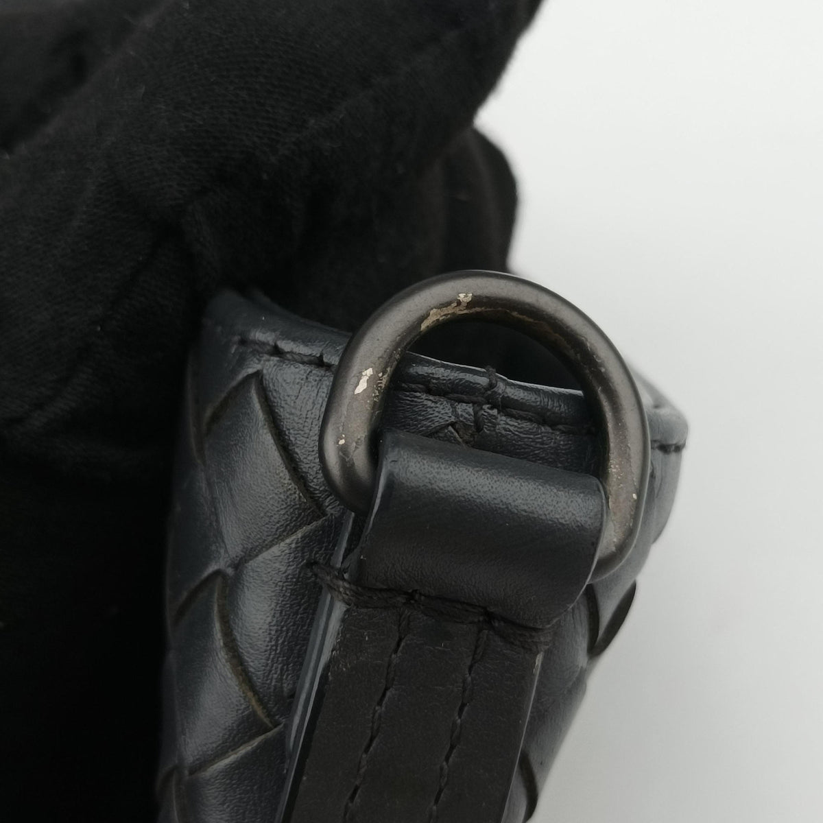 Vintage Bottega Veneta Intrecciato Grey lambskin  shoulderbag | stylenewstar