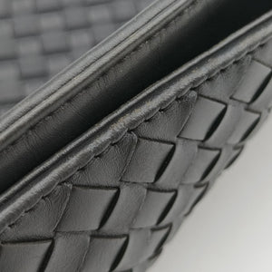 Vintage Bottega Veneta Intrecciato Grey lambskin  shoulderbag | stylenewstar