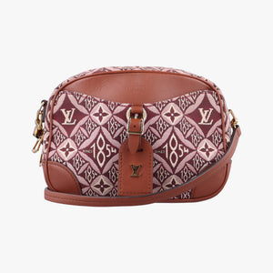 Secondhand Louis Vuitton SINCE1854 Deauville Mini brown×BORDEAUX Monogram jacquard×leather M45528 shoulderbag | stylenewstar