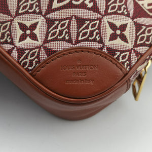 Secondhand Louis Vuitton SINCE1854 Deauville Mini brown×BORDEAUX Monogram jacquard×leather M45528 shoulderbag | stylenewstar