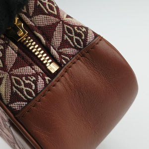 Secondhand Louis Vuitton SINCE1854 Deauville Mini brown×BORDEAUX Monogram jacquard×leather M45528 shoulderbag | stylenewstar
