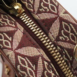 Secondhand Louis Vuitton SINCE1854 Deauville Mini brown×BORDEAUX Monogram jacquard×leather M45528 shoulderbag | stylenewstar