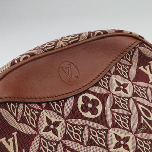 Secondhand Louis Vuitton SINCE1854 Deauville Mini brown×BORDEAUX Monogram jacquard×leather M45528 shoulderbag | stylenewstar