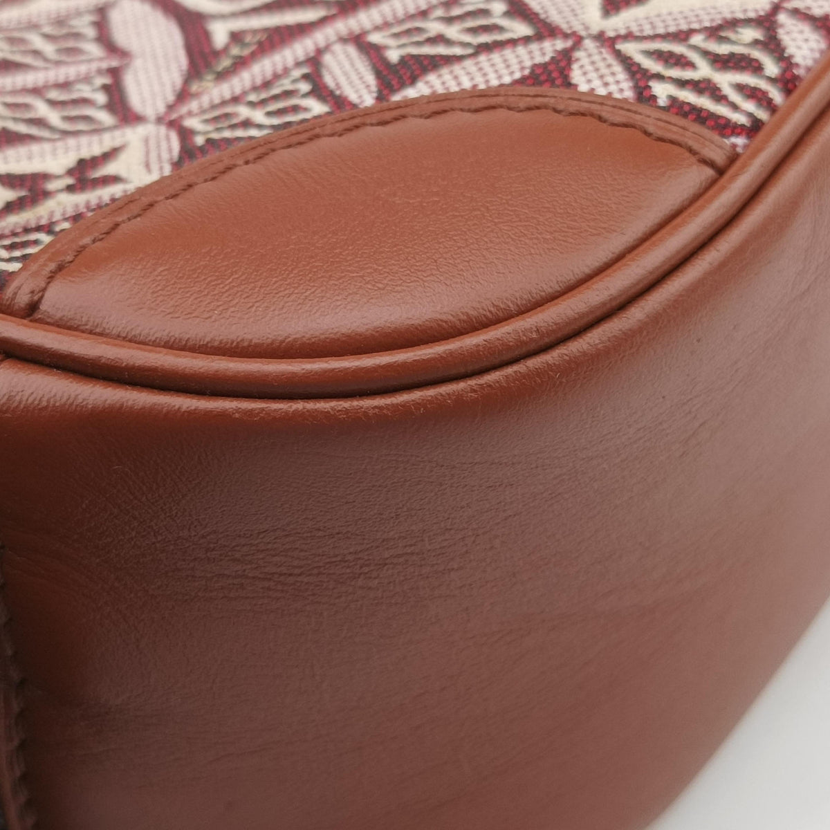 Secondhand Louis Vuitton SINCE1854 Deauville Mini brown×BORDEAUX Monogram jacquard×leather M45528 shoulderbag | stylenewstar