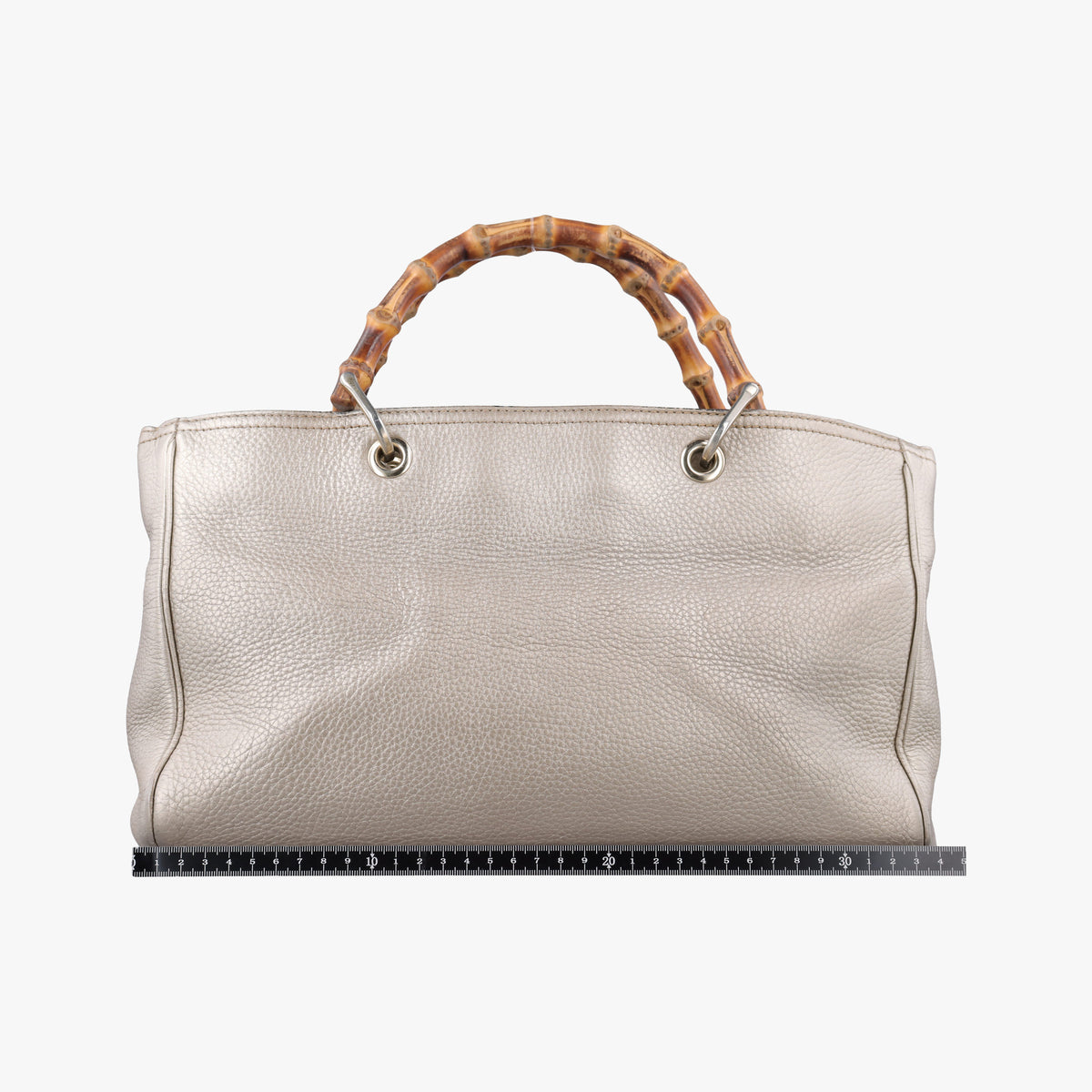 Pre-owned Gucci Bamboo Shopper Golden Leather 323660 shoulderbag | stylenewstar