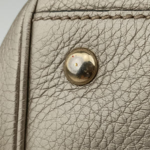 Pre-owned Gucci Bamboo Shopper Golden Leather 323660 shoulderbag | stylenewstar