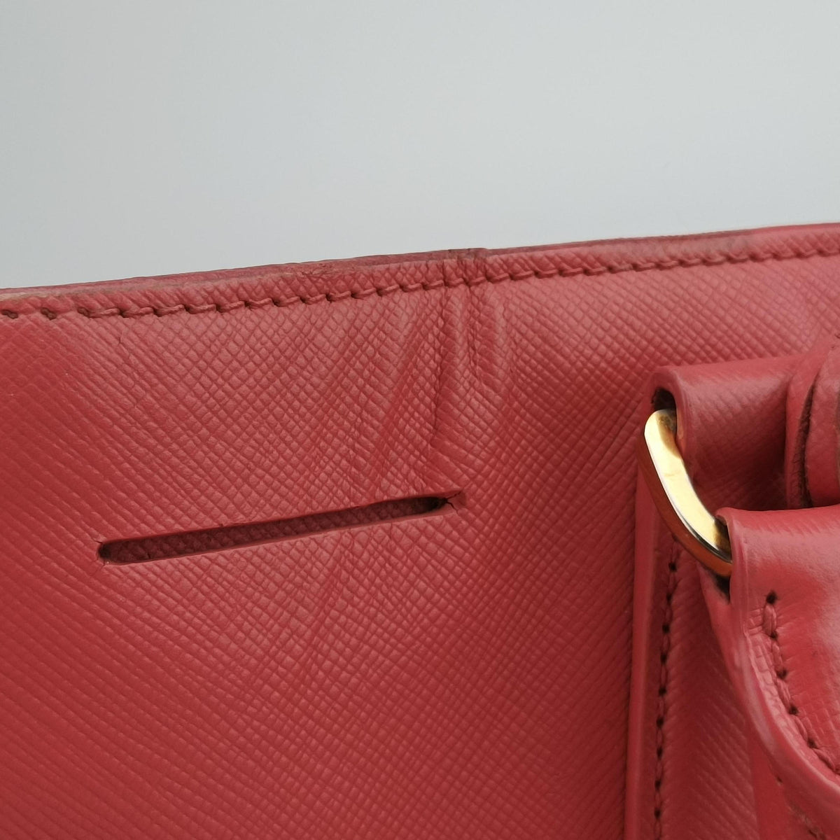 Pre-owned Prada Galleria Pink SAFFIANO Leather BN1786 shoulderbag | stylenewstar