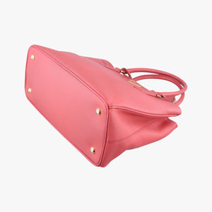 Pre-owned Prada Galleria Pink SAFFIANO Leather BN1786 shoulderbag | stylenewstar