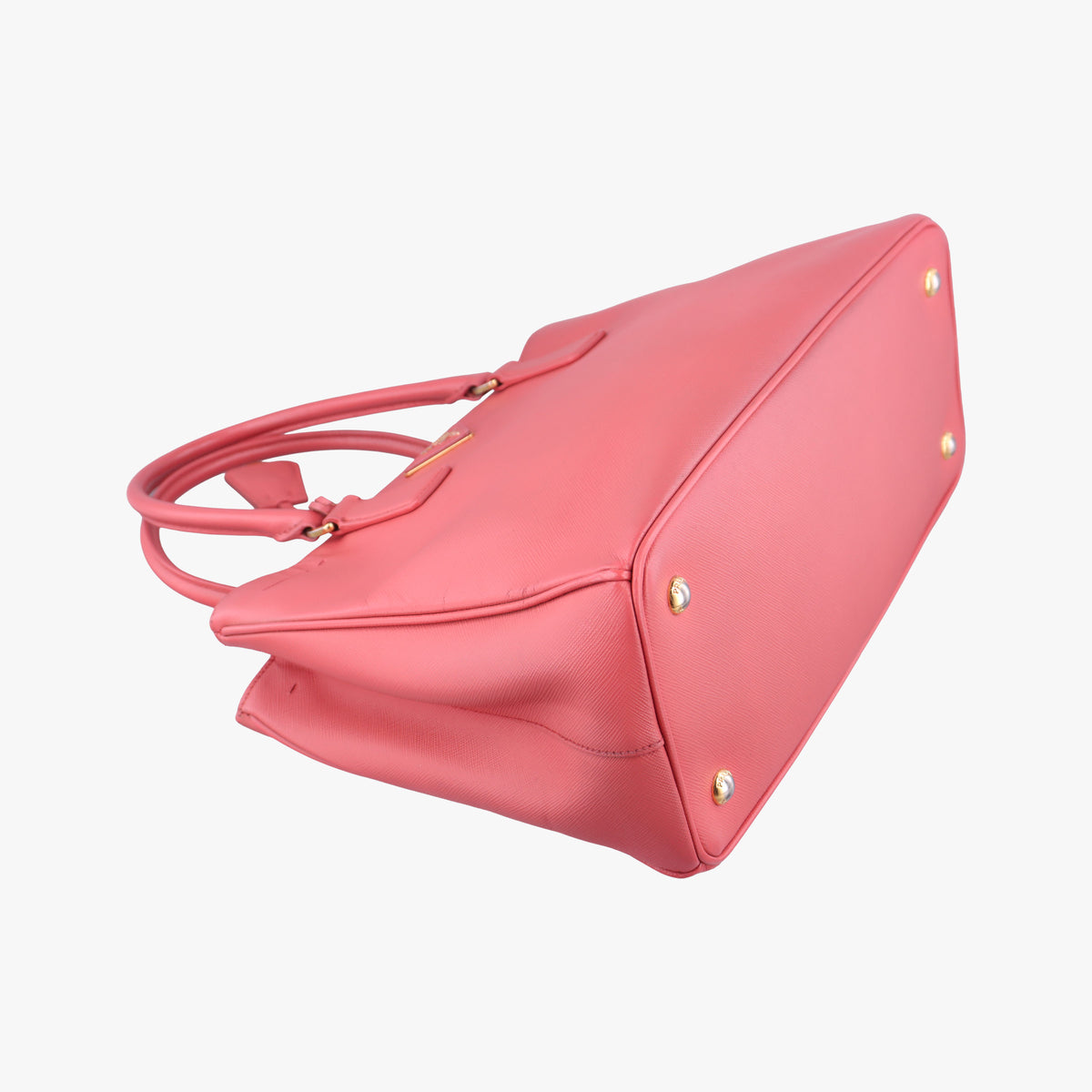 Pre-owned Prada Galleria Pink SAFFIANO Leather BN1786 shoulderbag | stylenewstar
