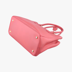 Pre-owned Prada Galleria Pink SAFFIANO Leather BN1786 shoulderbag | stylenewstar