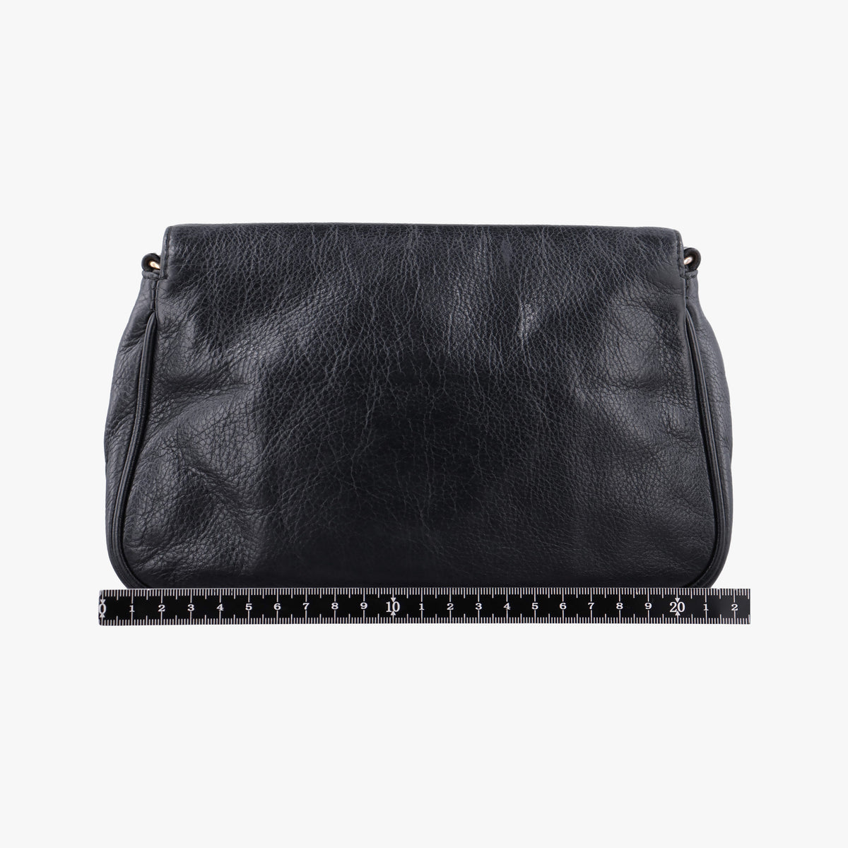 Pre-owned Fendi Fendista Pochette Black Leather 8M0276 shoulderbag | stylenewstar