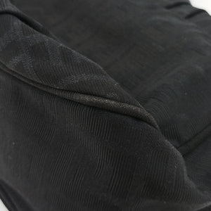 Pre-owned Fendi Mia Flap Black canvas 8BR614 shoulderbag | stylenewstar
