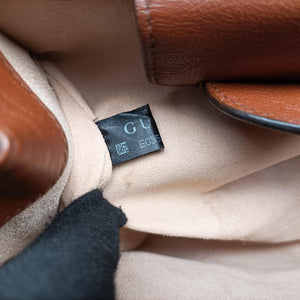 Secondhand Gucci Diana Jumbo GG Mini Brown leather 655661 shoulderbag | stylenewstar