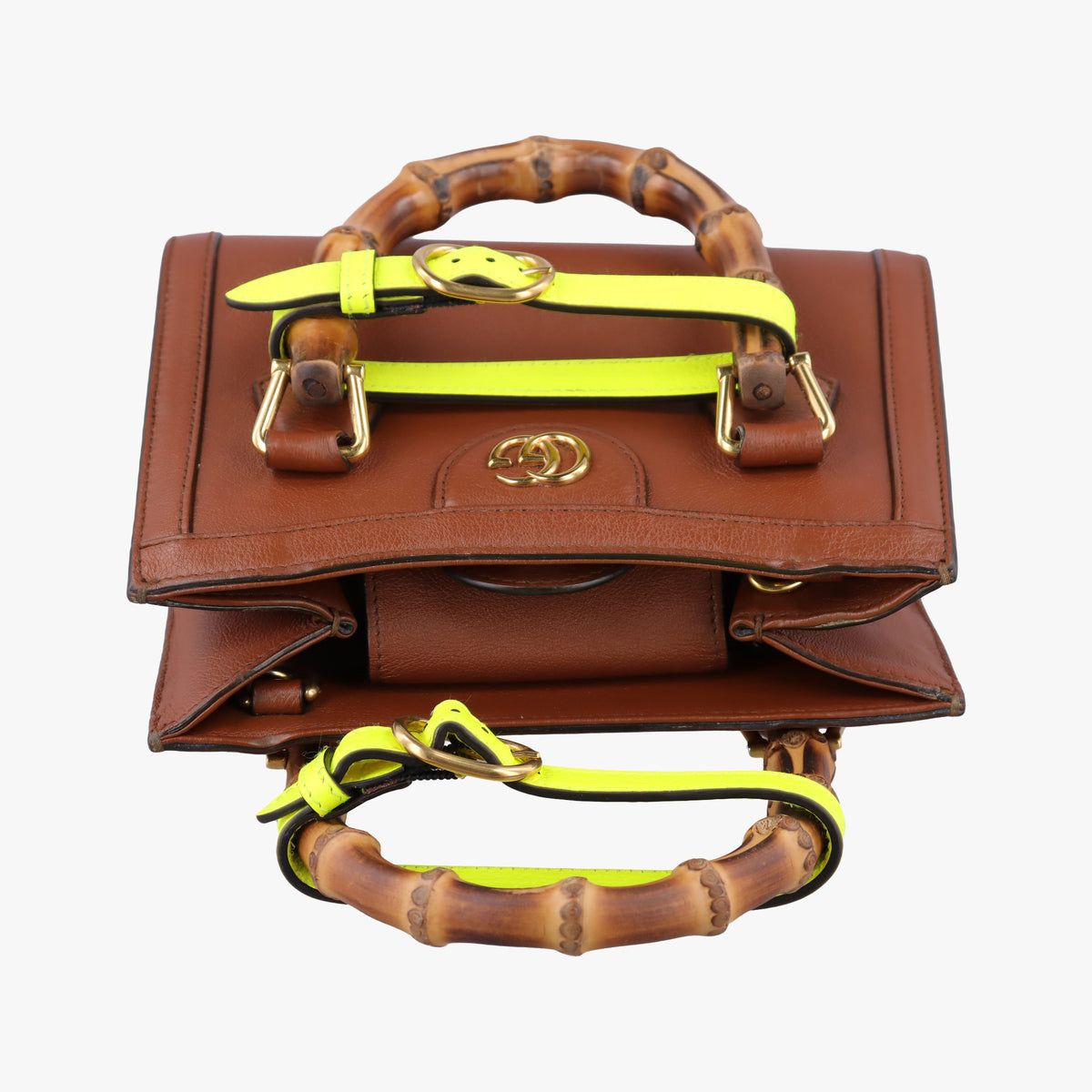 Secondhand Gucci Diana Jumbo GG Mini Brown leather 655661 shoulderbag | stylenewstar