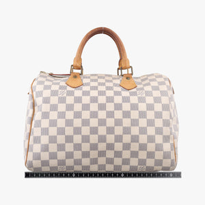 Secondhand Louis Vuitton Speedy 30 AZUR Damier Canvas N41533 handbag | stylenewstar