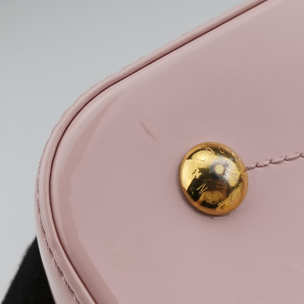 Pre-owned Louis Vuitton Alma BB ROSE BALLERIN Vernis M51949 shoulderbag | stylenewstar