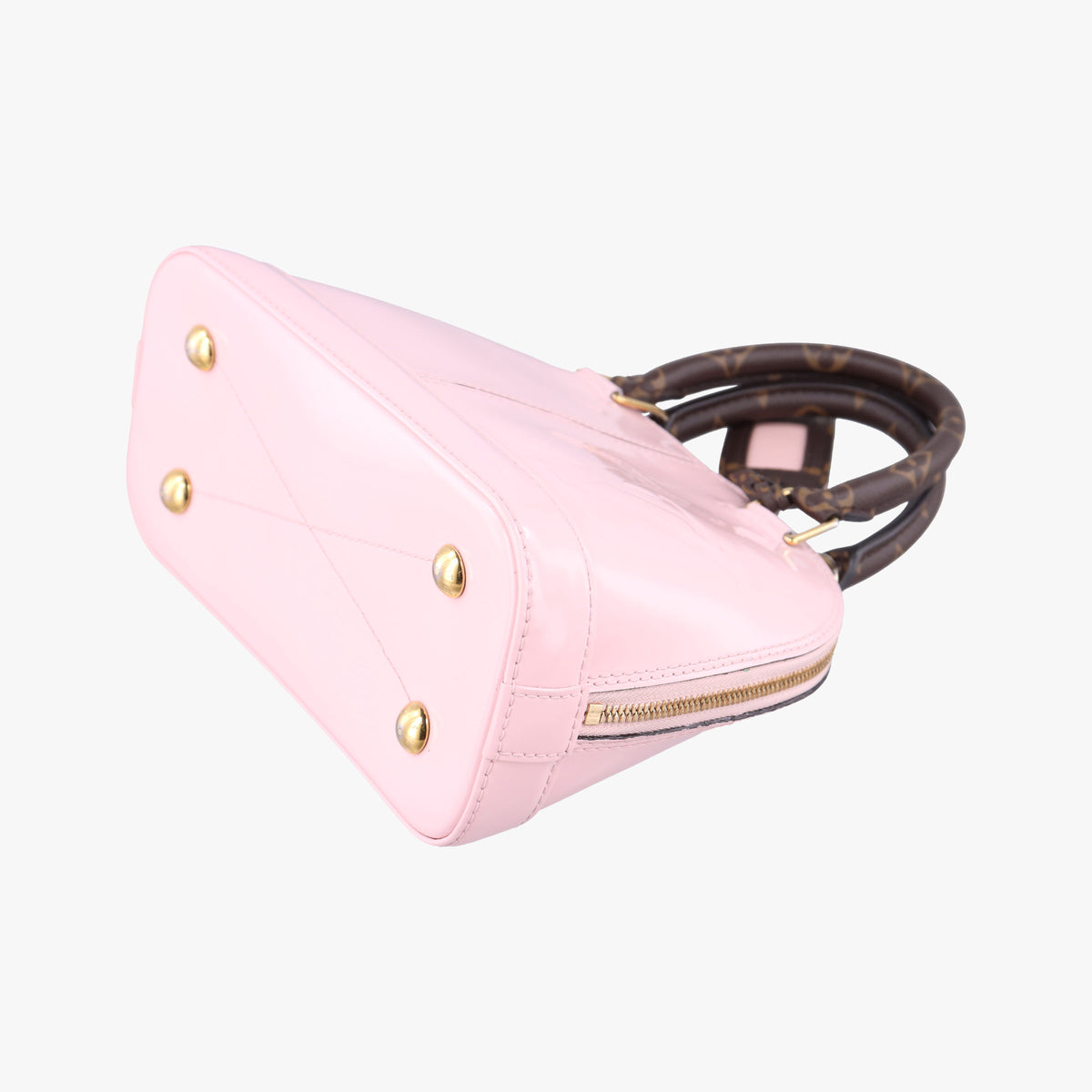 Pre-owned Louis Vuitton Alma BB ROSE BALLERIN Vernis M51949 shoulderbag | stylenewstar