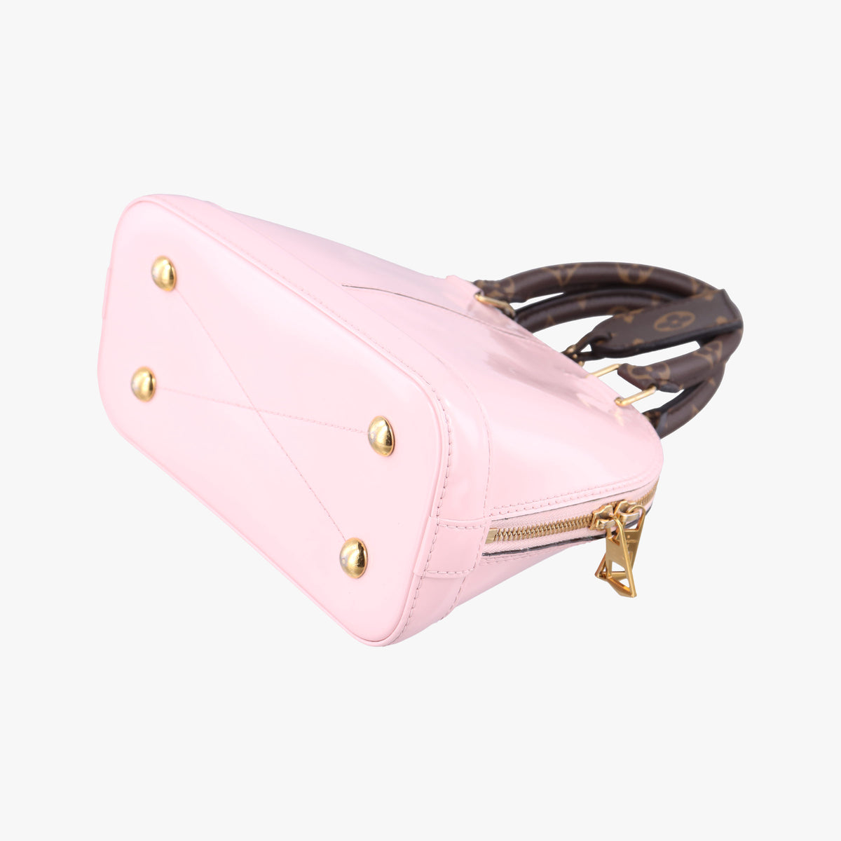 Pre-owned Louis Vuitton Alma BB ROSE BALLERIN Vernis M51949 shoulderbag | stylenewstar