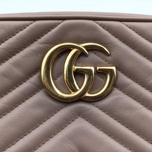 Vintage Gucci GG Marmont Beige Leather 447632 shoulderbag | stylenewstar