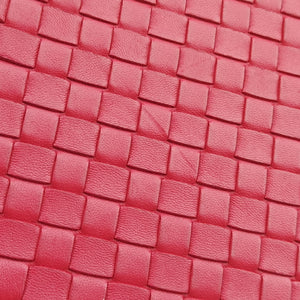 Secondhand Bottega Veneta Intrecciato Red lambskin  handbag | stylenewstar