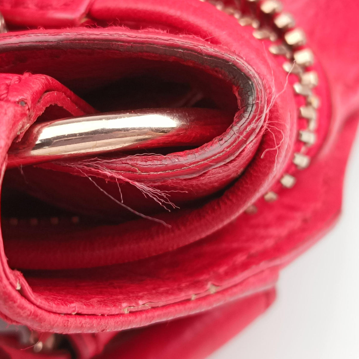 Vintage Balenciaga Giant 21 City Red lambskin  shoulderbag | stylenewstar