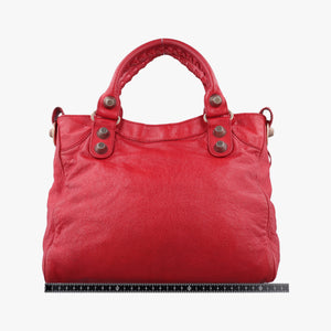 Vintage Balenciaga Giant 21 City Red lambskin  shoulderbag | stylenewstar