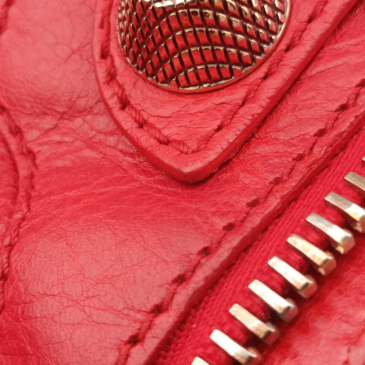 Vintage Balenciaga Giant 21 City Red lambskin  shoulderbag | stylenewstar