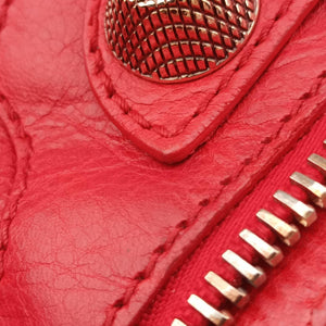 Vintage Balenciaga Giant 21 City Red lambskin  shoulderbag | stylenewstar