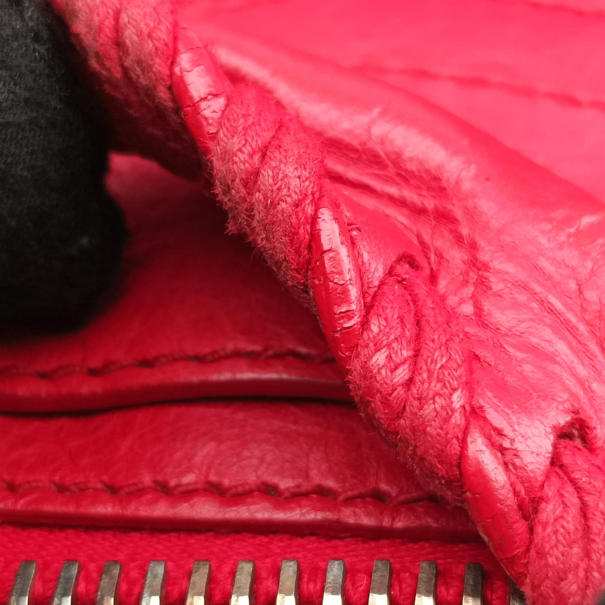 Vintage Balenciaga Giant 21 City Red lambskin  shoulderbag | stylenewstar