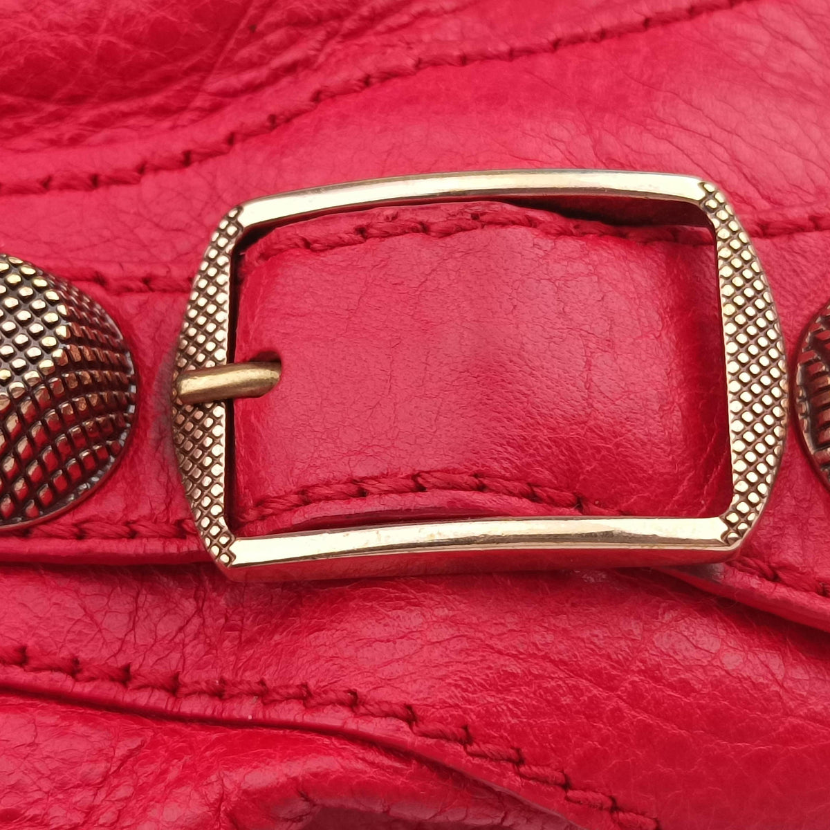 Vintage Balenciaga Giant 21 City Red lambskin  shoulderbag | stylenewstar