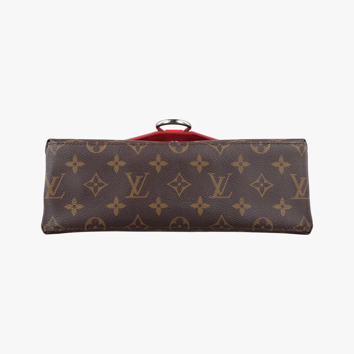 Vintage Louis Vuitton SAINT MICHEL brown×COQUELICOT Monogram Canvas×calf leather M44031 shoulderbag | stylenewstar