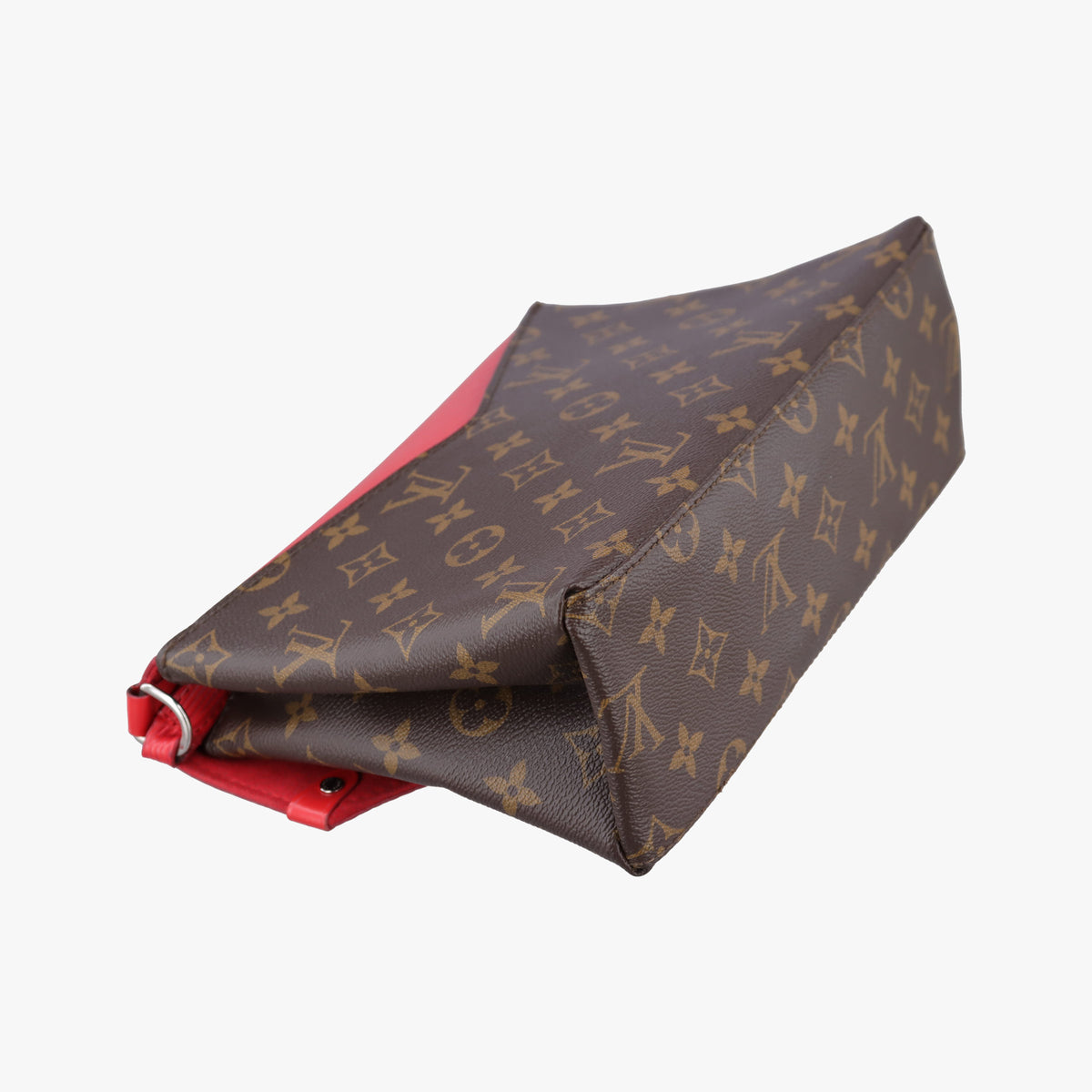 Vintage Louis Vuitton SAINT MICHEL brown×COQUELICOT Monogram Canvas×calf leather M44031 shoulderbag | stylenewstar