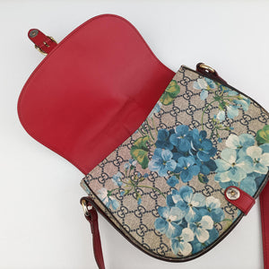 Pre-owned Gucci GG Blooms beige×Multicolour PVC coated canvas×Leather 432150 shoulderbag | stylenewstar