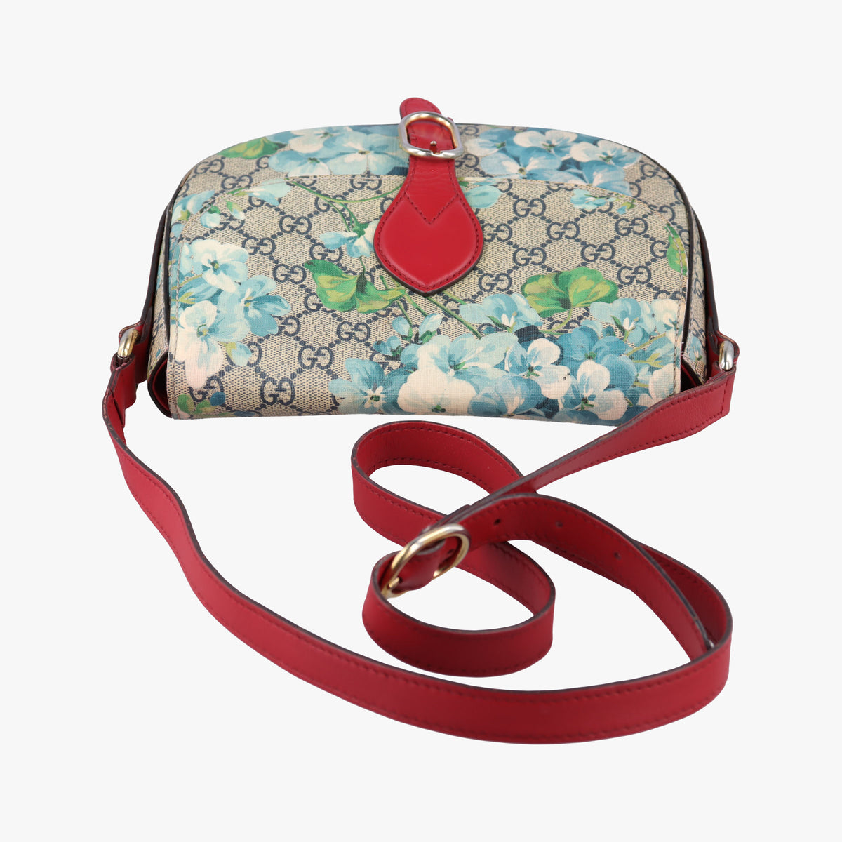 Pre-owned Gucci GG Blooms beige×Multicolour PVC coated canvas×Leather 432150 shoulderbag | stylenewstar