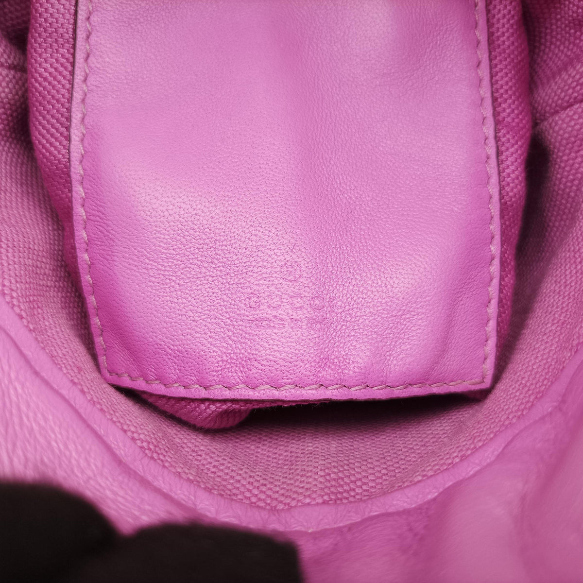 Pre-owned Gucci GG Marmont Purple  x Beige canvas 783175 shoulderbag | stylenewstar