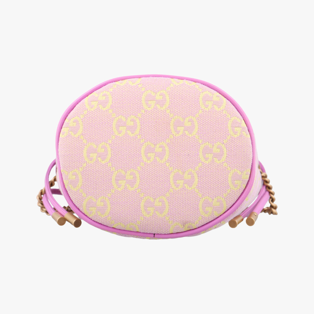 Pre-owned Gucci GG Marmont Purple  x Beige canvas 783175 shoulderbag | stylenewstar