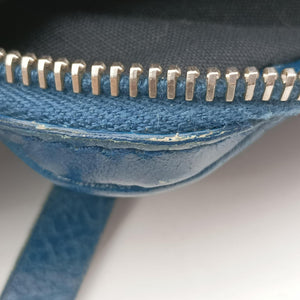 Pre-owned Balenciaga Giant City Blue Lambskin  shoulderbag | stylenewstar
