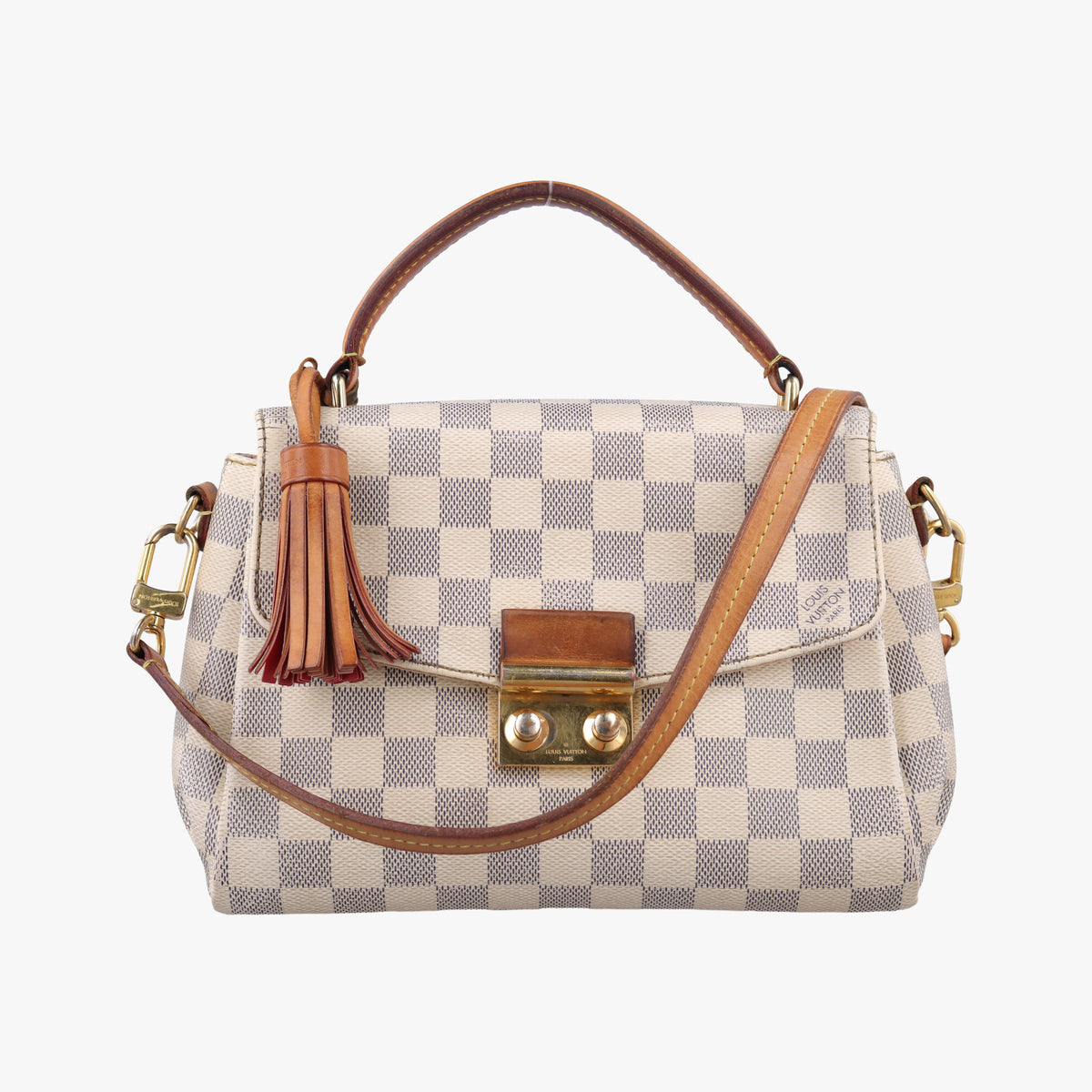 Secondhand Louis Vuitton CROISETTE Azur Damier Canvas N41581 shoulderbag | stylenewstar