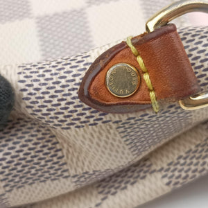 Secondhand Louis Vuitton CROISETTE Azur Damier Canvas N41581 shoulderbag | stylenewstar