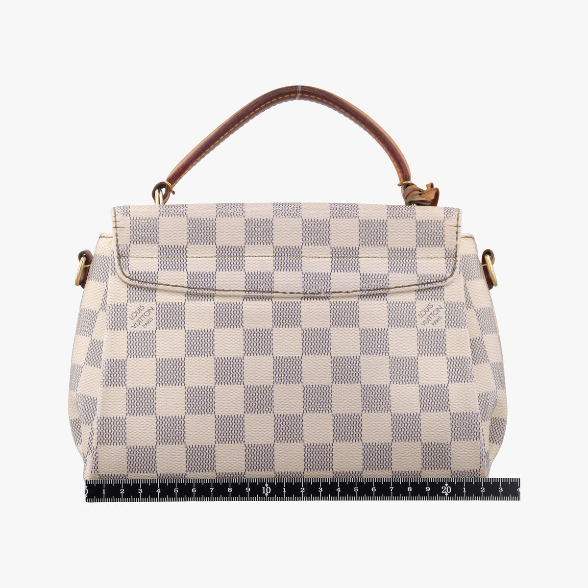 Secondhand Louis Vuitton CROISETTE Azur Damier Canvas N41581 shoulderbag | stylenewstar