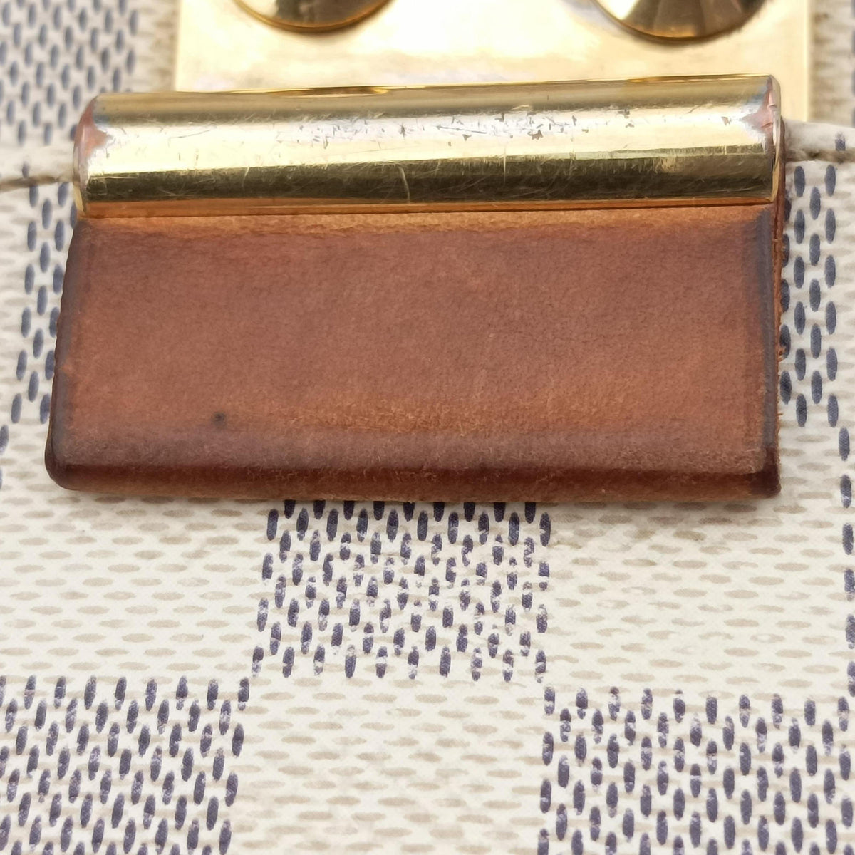 Secondhand Louis Vuitton CROISETTE Azur Damier Canvas N41581 shoulderbag | stylenewstar